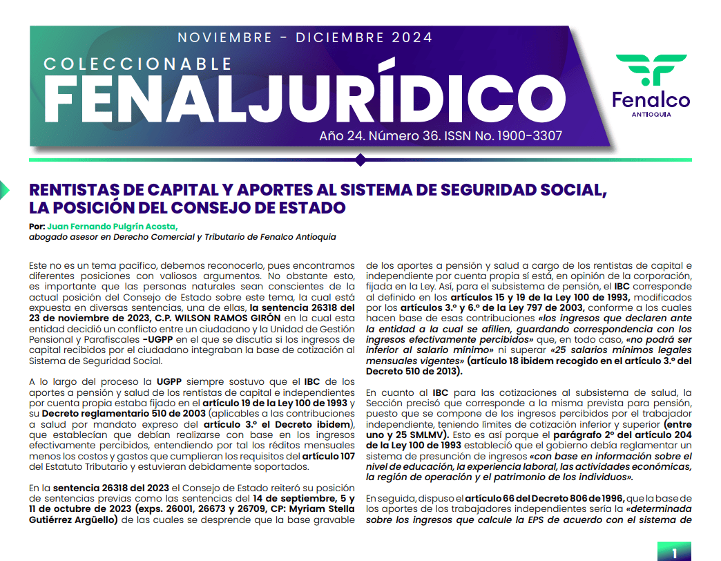 Fenaljurídico noviembre - diciembre